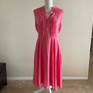 Nanette Lepore Pink Midi dress in size 10